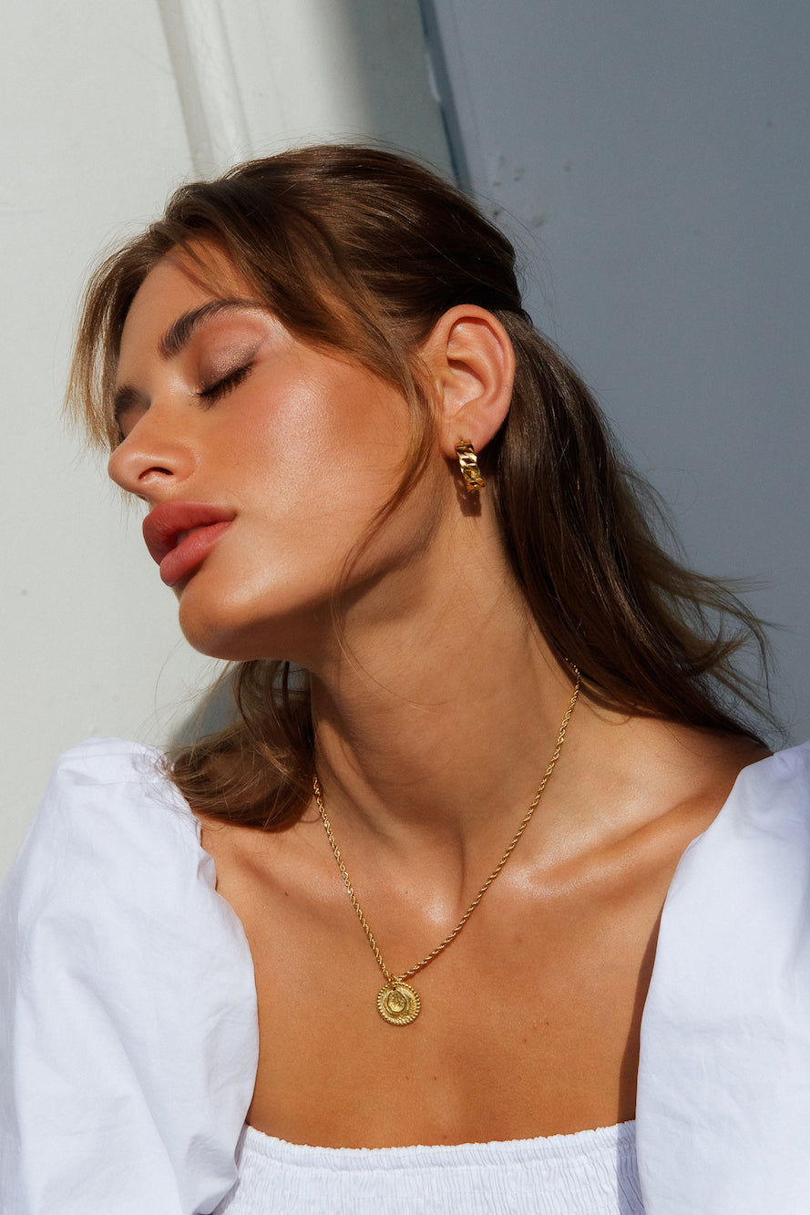 18K Gold Plated Union Of Ours Earrings Jasmine's Boutique Australia
