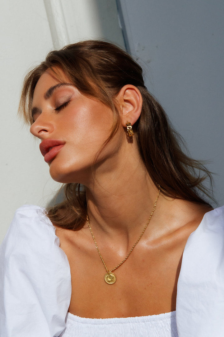 18K Gold Plated Union Of Ours Earrings Jasmine's Boutique Australia