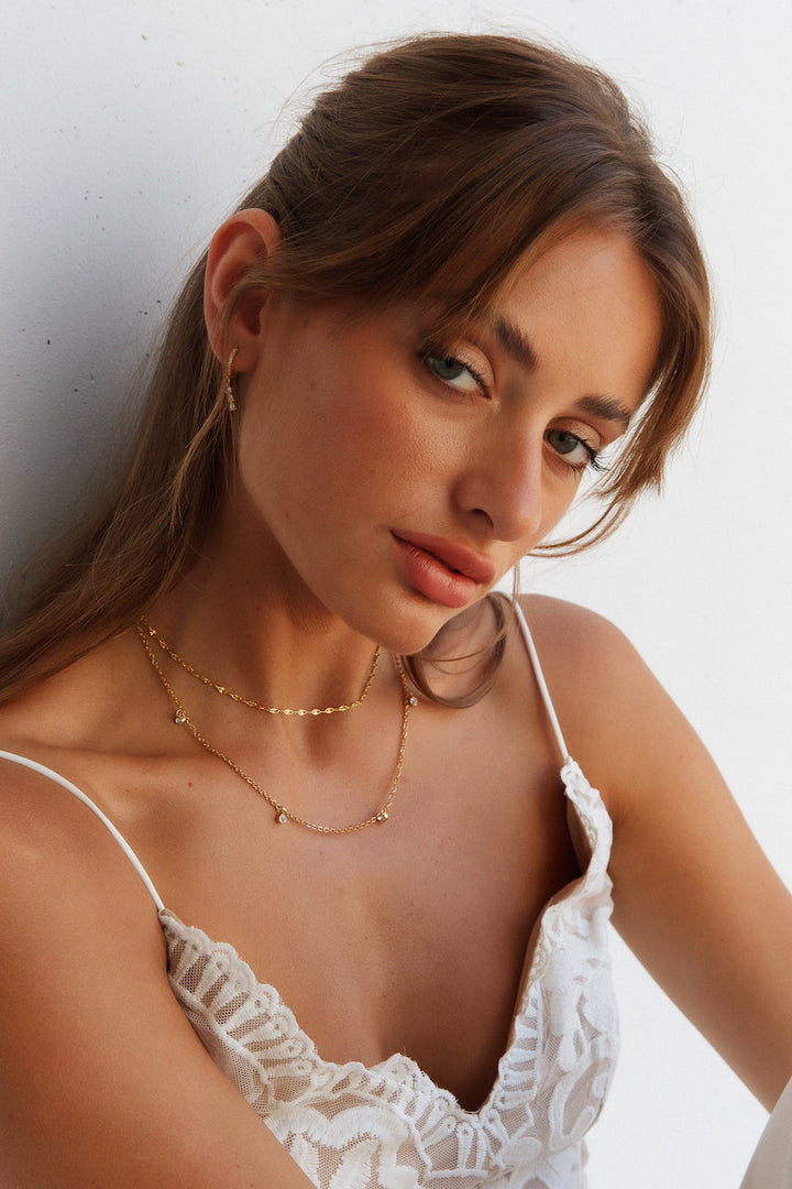 18 Karat Gold Plated Necklace Jasmine's Boutique Australia