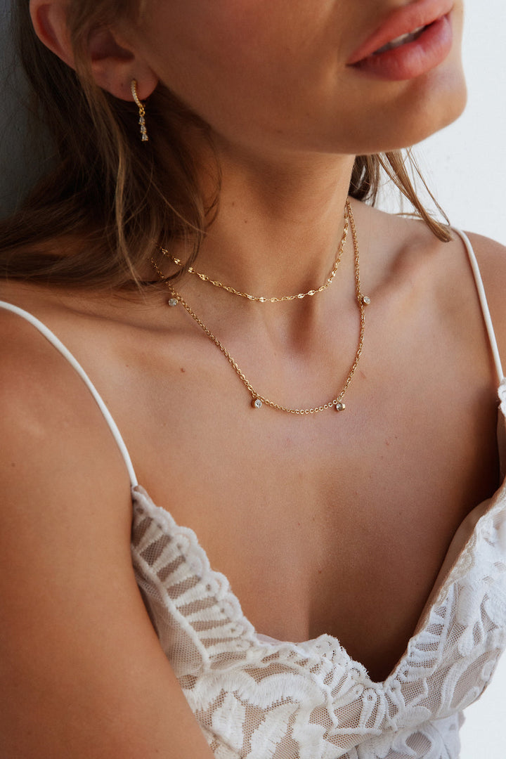 18 Karat Gold Plated Necklace Jasmine's Boutique Australia