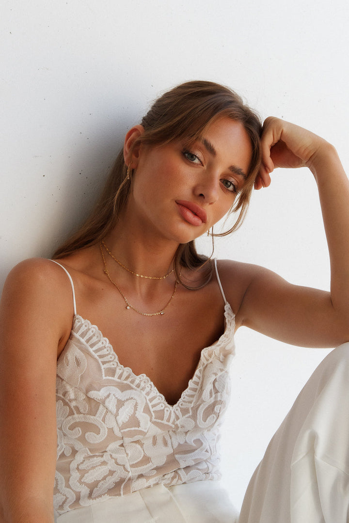 18 Karat Gold-Plated Love Is A Moment Necklace Jasmine's Boutique Australia