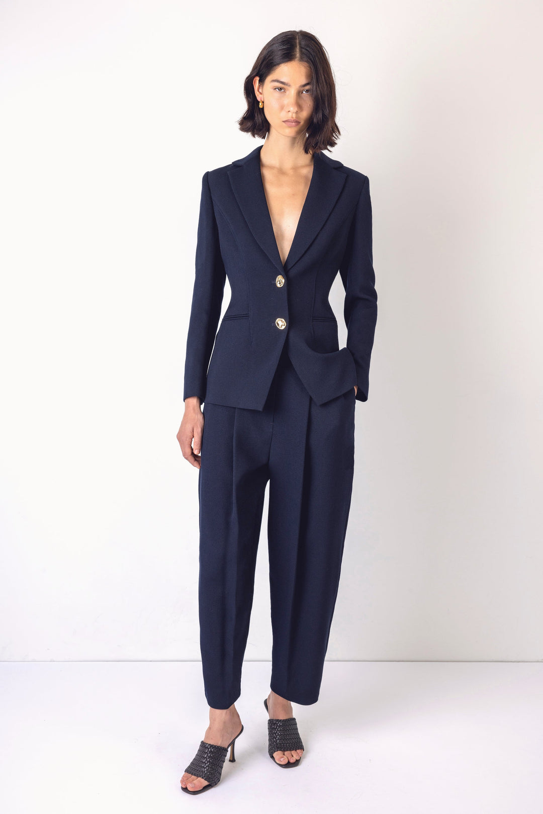 Greta Structured Trousers  Liora Lane Boutique Trousers