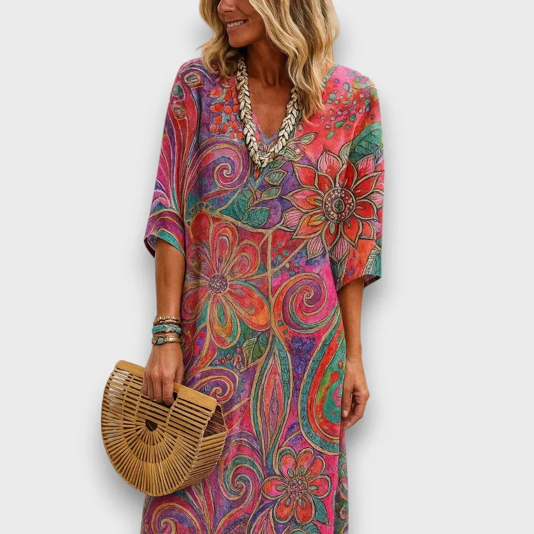 Kaftan with Bohemian Design and Relaxed Fit Jasmine's Boutique Australia