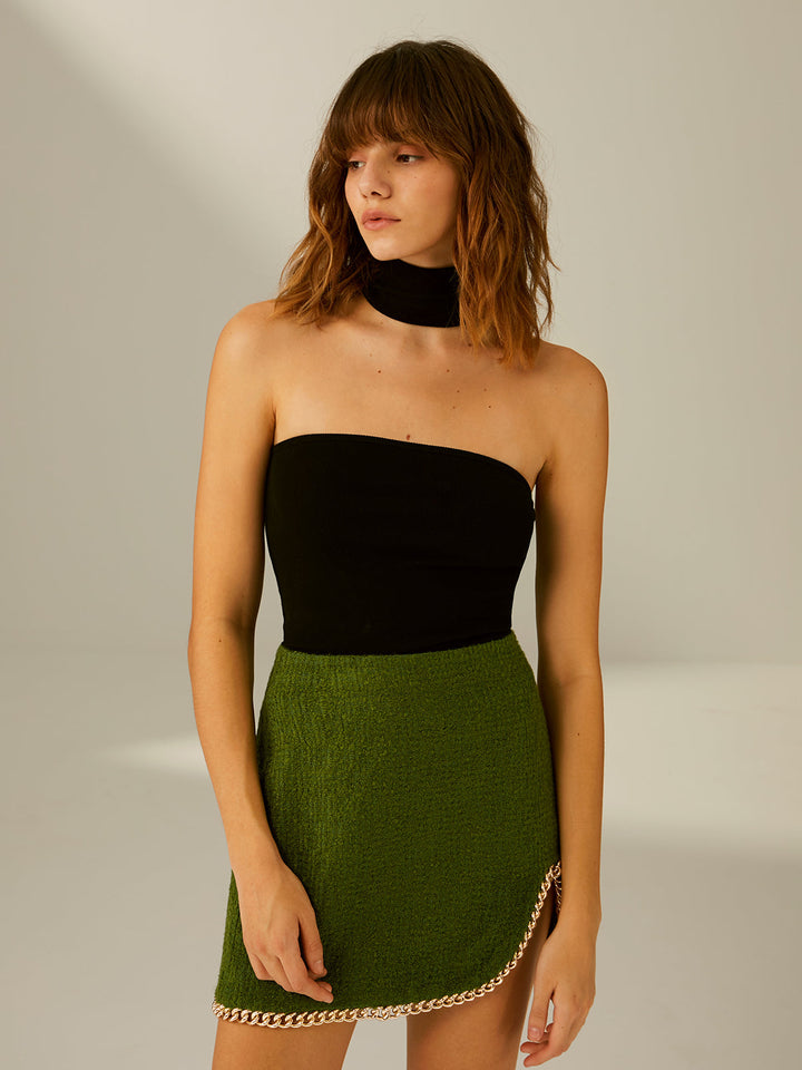 Racerback Halter Top  Liora Lane Boutique Tank Tops & Camis Black / XL 74.99