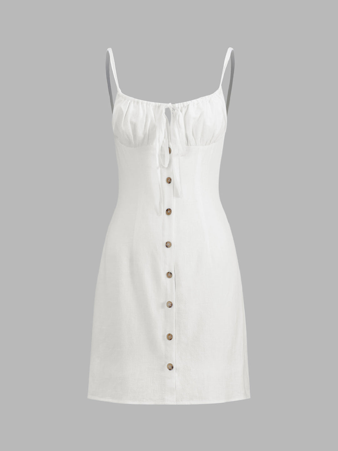Darling Linen Plain Mini Dress  Liora Lane Boutique Dresses