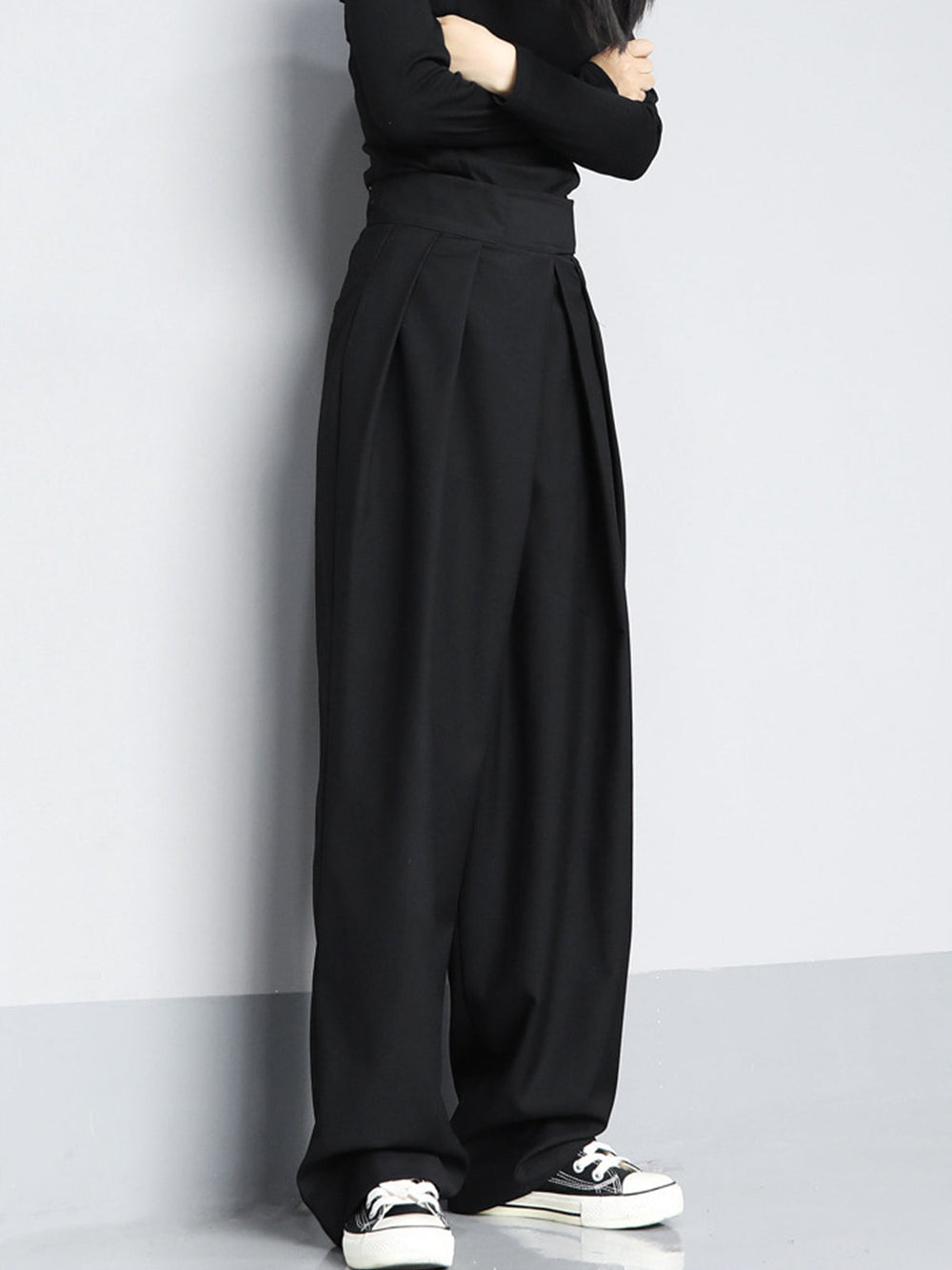 Hook-and-Loop Fastener Wide Leg Velcro Pants  Liora Lane Boutique Pants