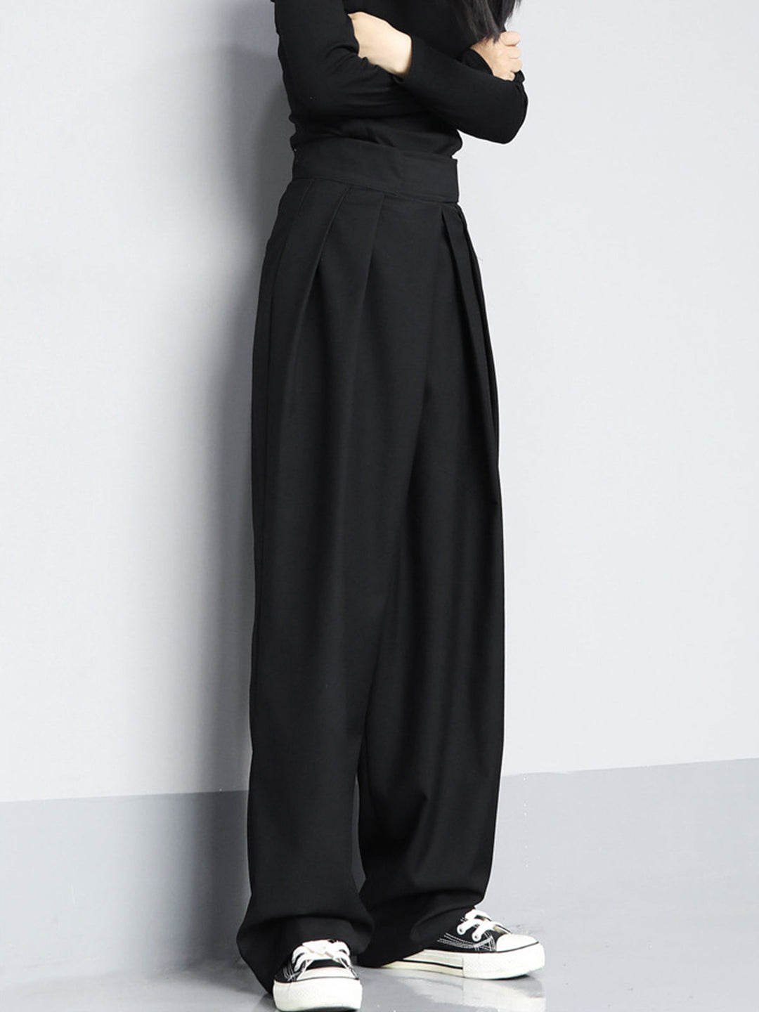 Hook-and-Loop Fastener Wide Leg Velcro Pants  Liora Lane Boutique Pants