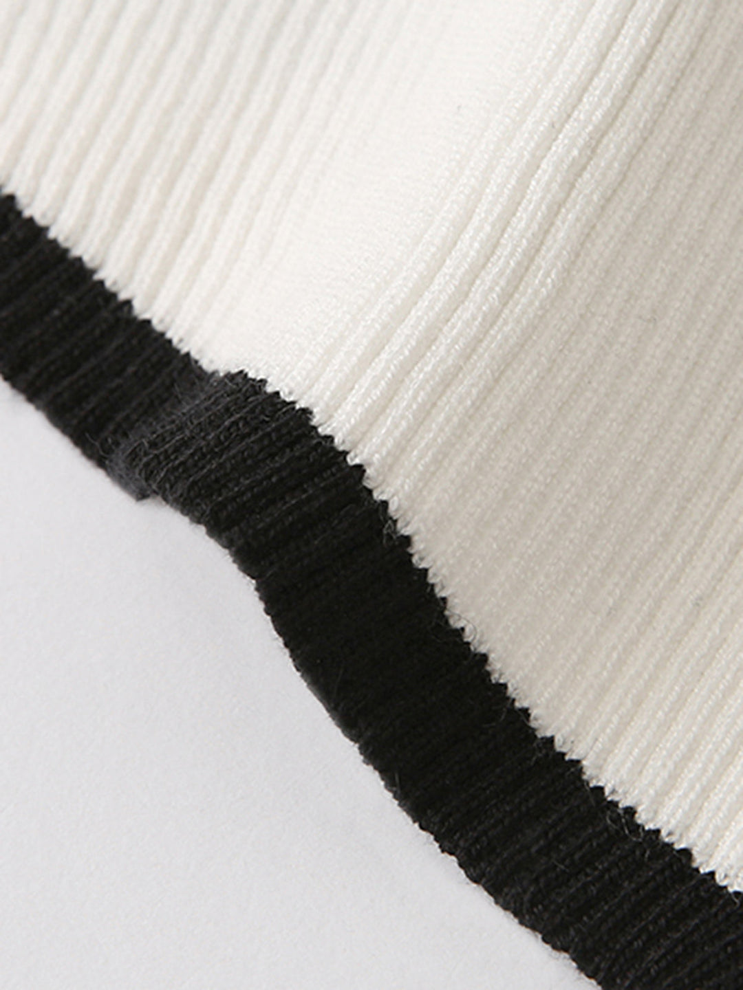 Asymmetrical Trim Mock Neck Sweater  Liora Lane Boutique Sweaters