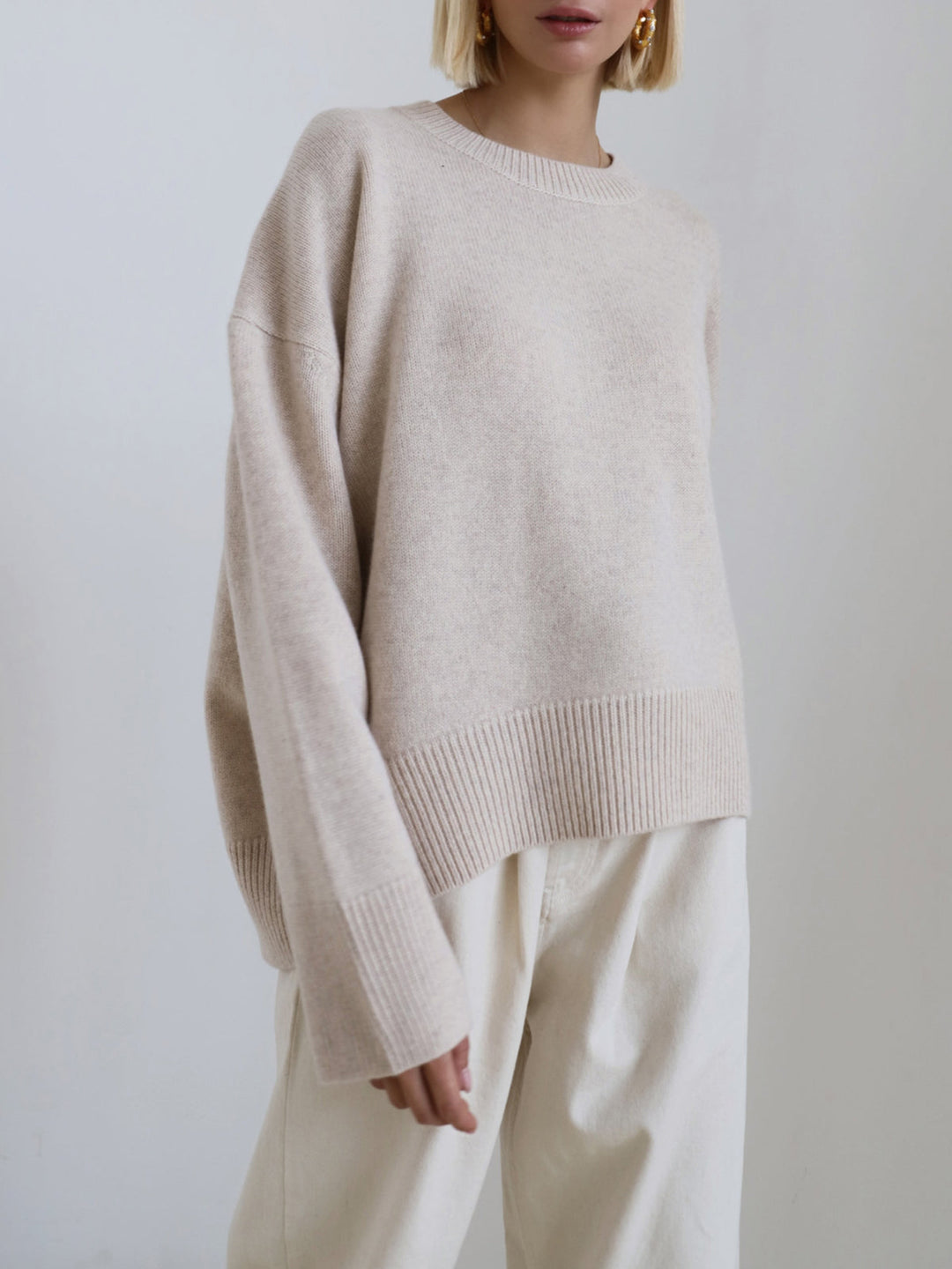 Candyfloss Oversized Pullover Sweater  Liora Lane Boutique Sweaters Apricot / XL 45.00