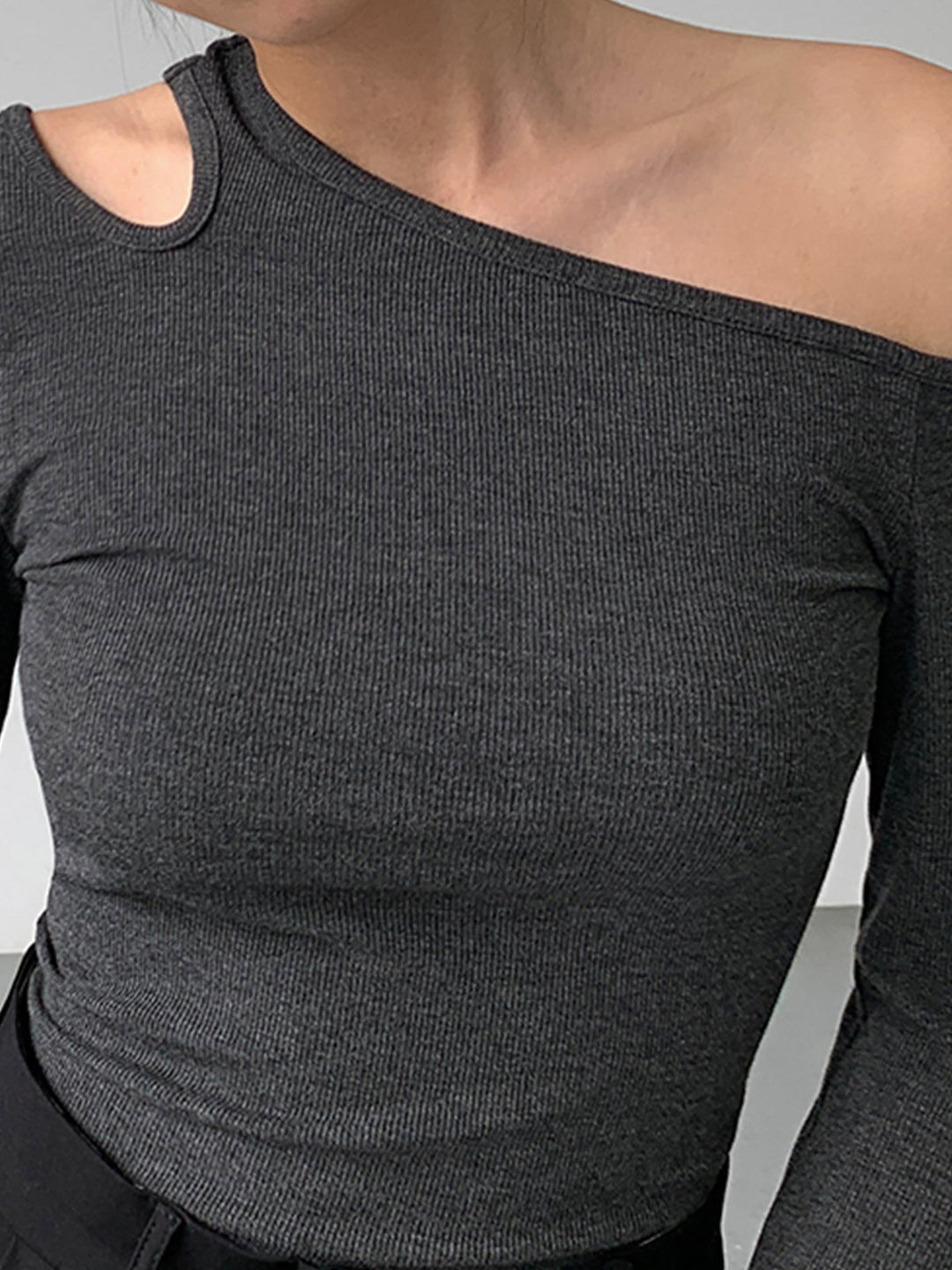 Slinky Cutout Knit Top  Liora Lane Boutique Knit Tops