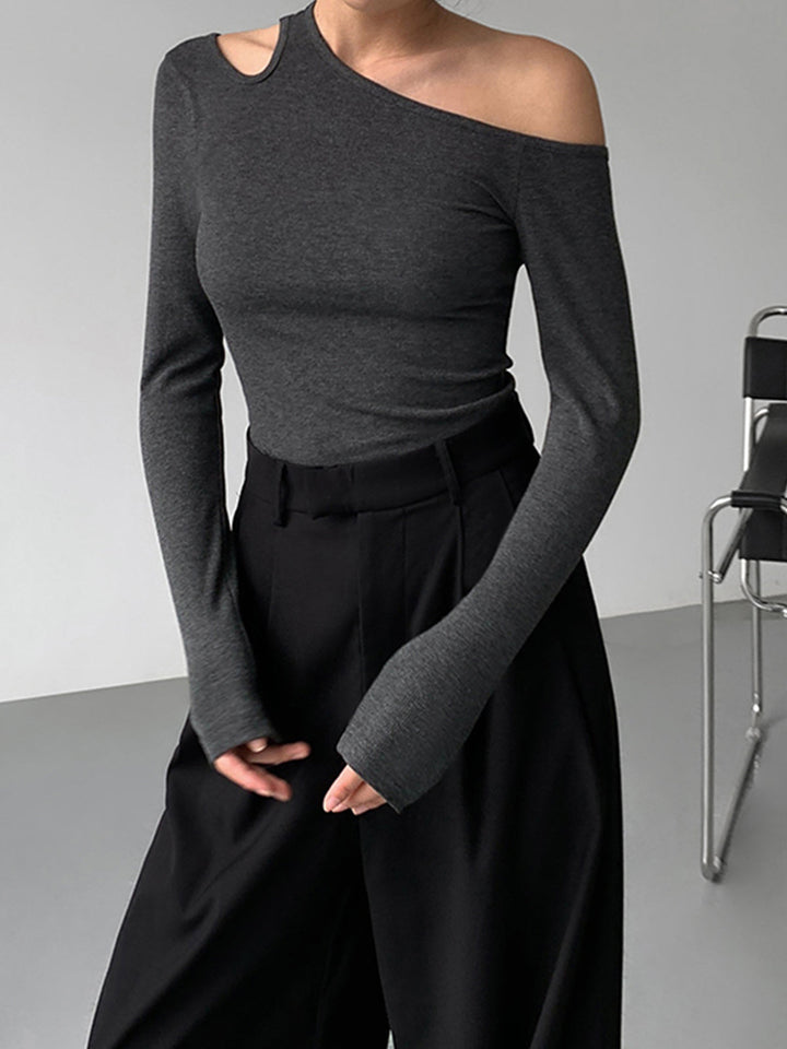 Slinky Cutout Knit Top  Liora Lane Boutique Knit Tops