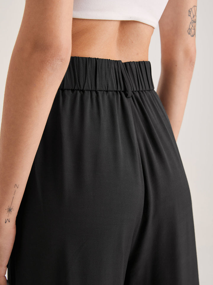 Oversized High Waisted Pleat Front Trousers  Liora Lane Boutique Pants