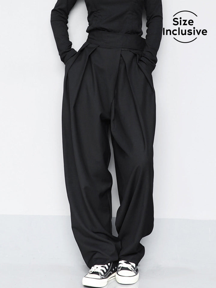 Hook-and-Loop Fastener Wide Leg Velcro Pants  Liora Lane Boutique Pants Black / XL 48.00