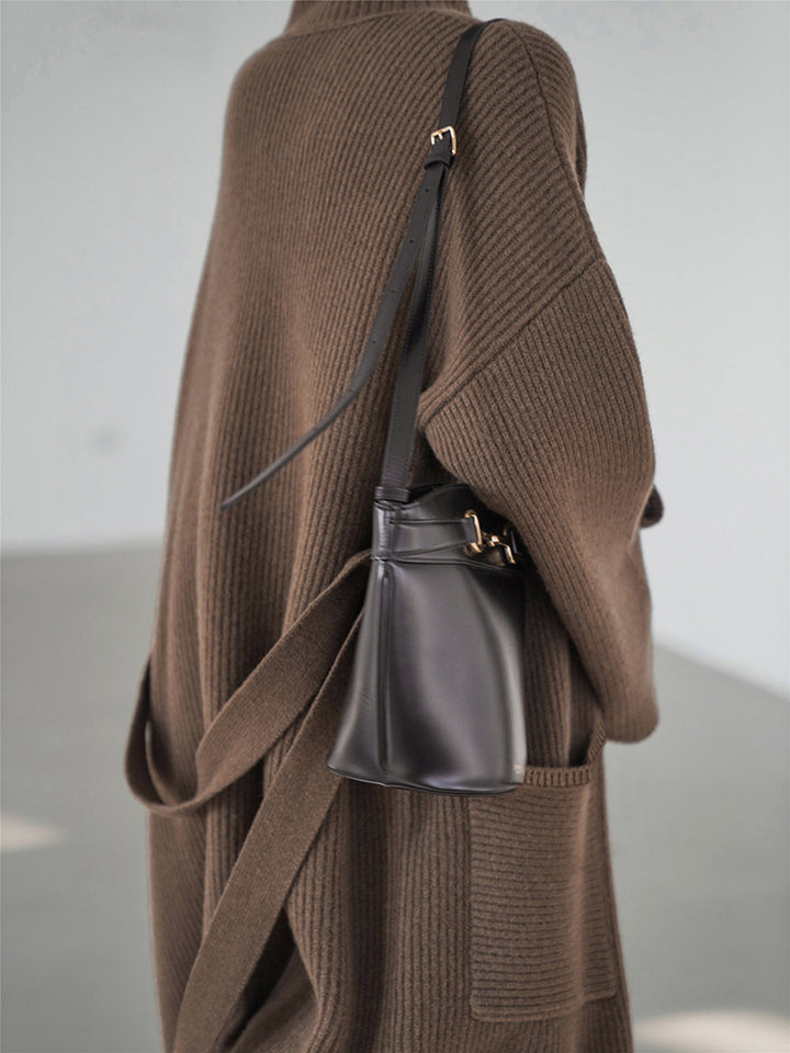 Solid Knit Trench Coat  Liora Lane Boutique Cardigans