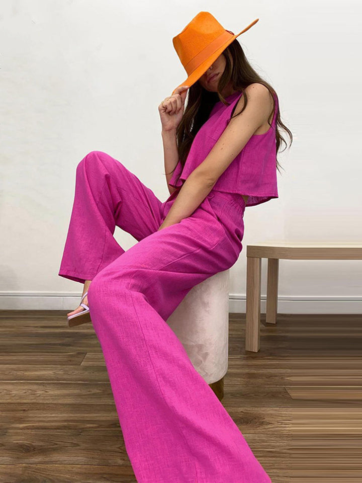 Boho Two Piece Pants Set  Liora Lane Boutique Pant Sets