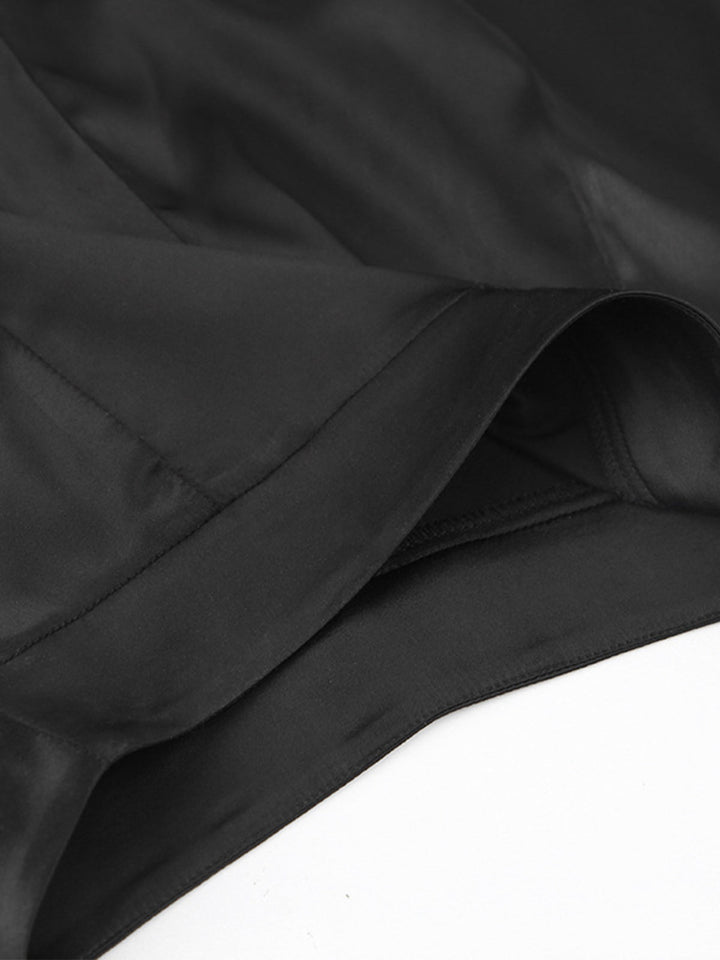 Oversized Satin Wide Leg Dress Pants  Liora Lane Boutique Pants