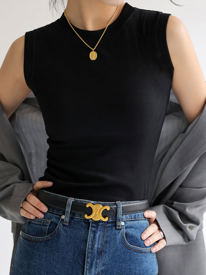 Everyday Cotton Tank Top  Liora Lane Boutique Tank Tops & Camis Black / XL 19.00