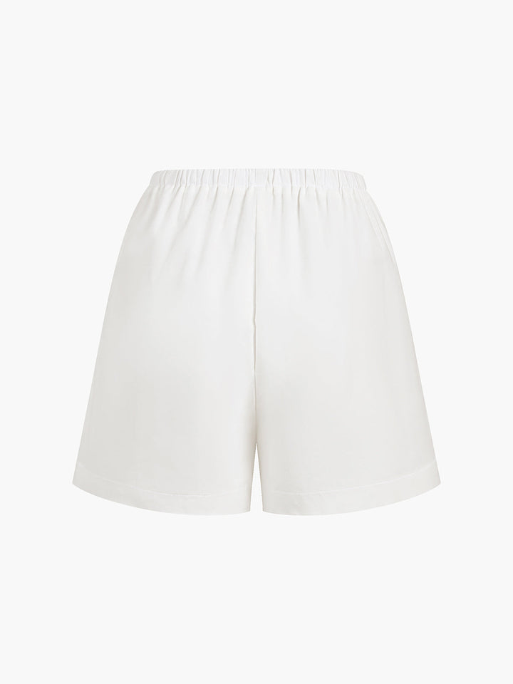 Cotton & Linen Cowgirl Melody Two Piece Shorts Set  Liora Lane Boutique Short Sets