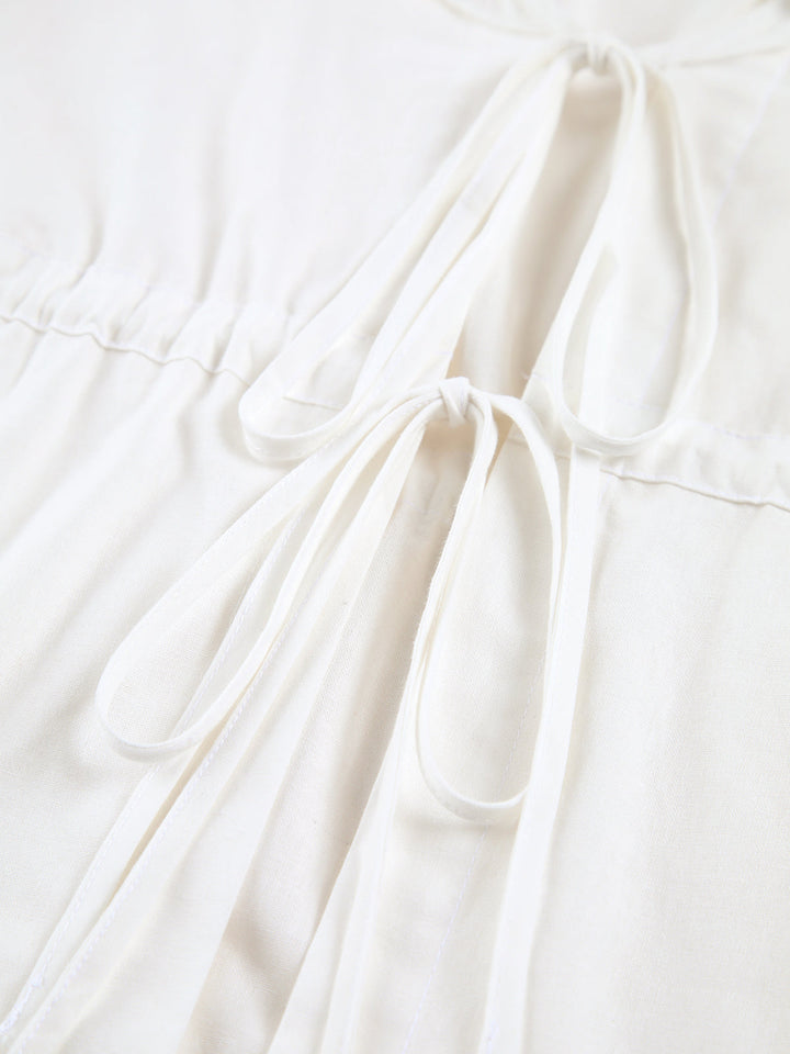 Cotton & Linen Cowgirl Melody Two Piece Shorts Set  Liora Lane Boutique Short Sets
