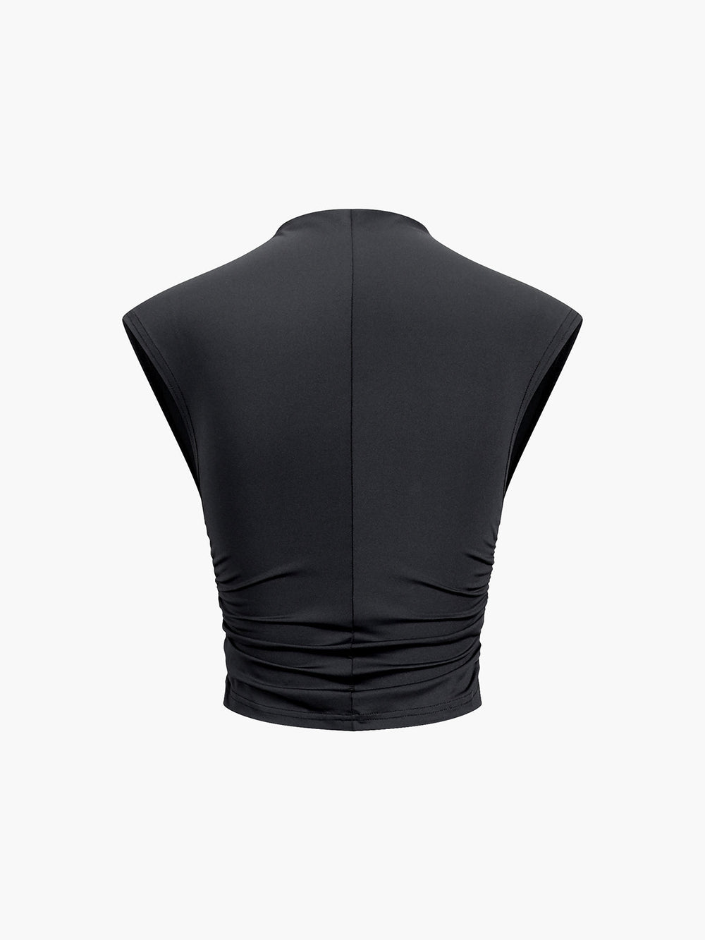 Cap Sleeve Ruched Crop Top  Liora Lane Boutique Tank Tops & Camis