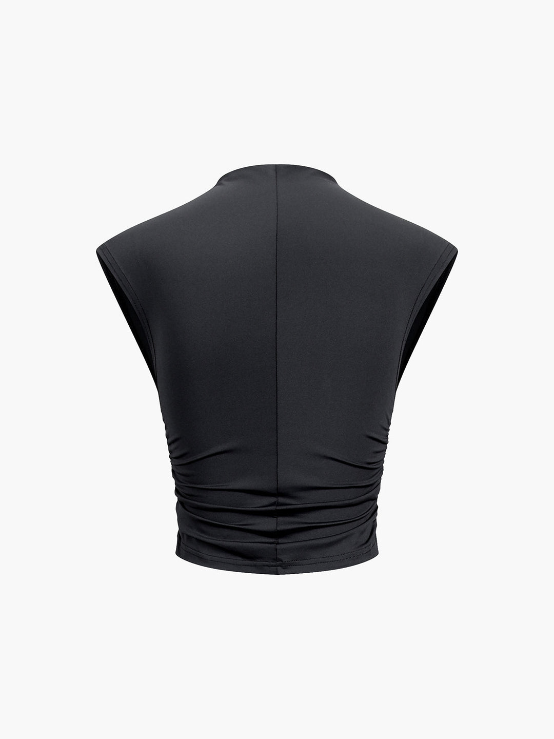 Cap Sleeve Ruched Crop Top  Liora Lane Boutique Tank Tops & Camis