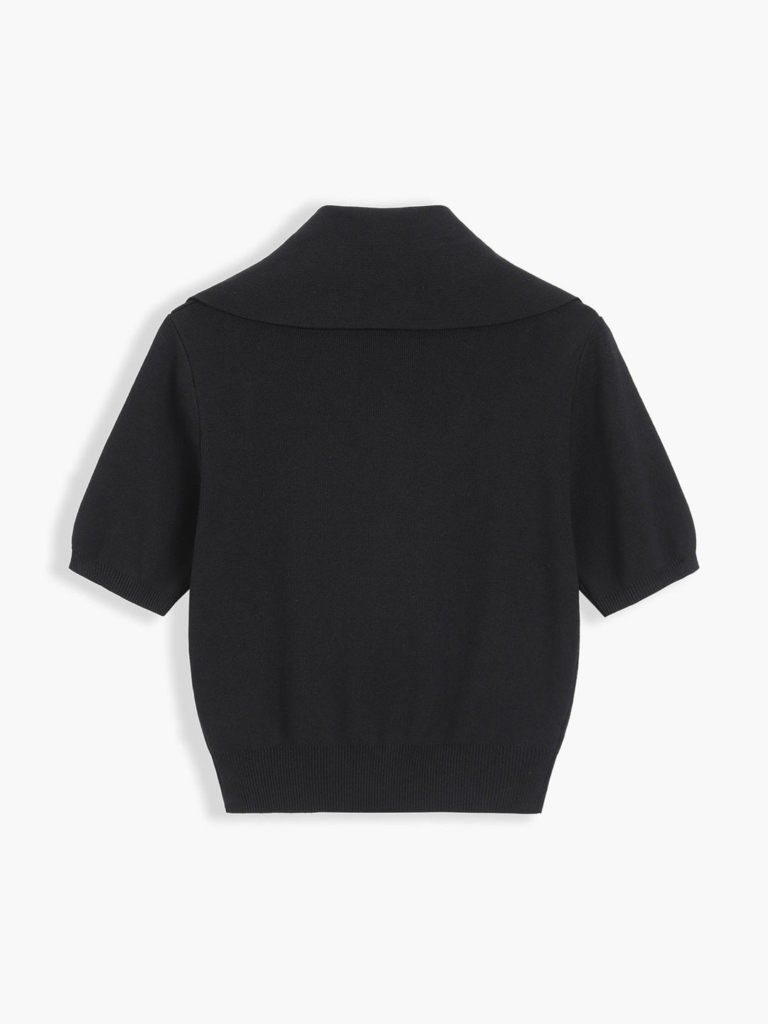 Effortless Collared Top  Liora Lane Boutique Knit Tops