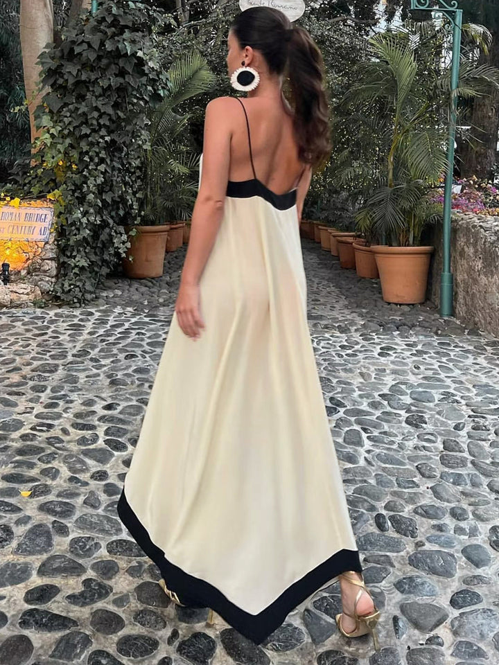 Sicily Old Money Aesthetics Slip Long Dress  Liora Lane Boutique Dresses
