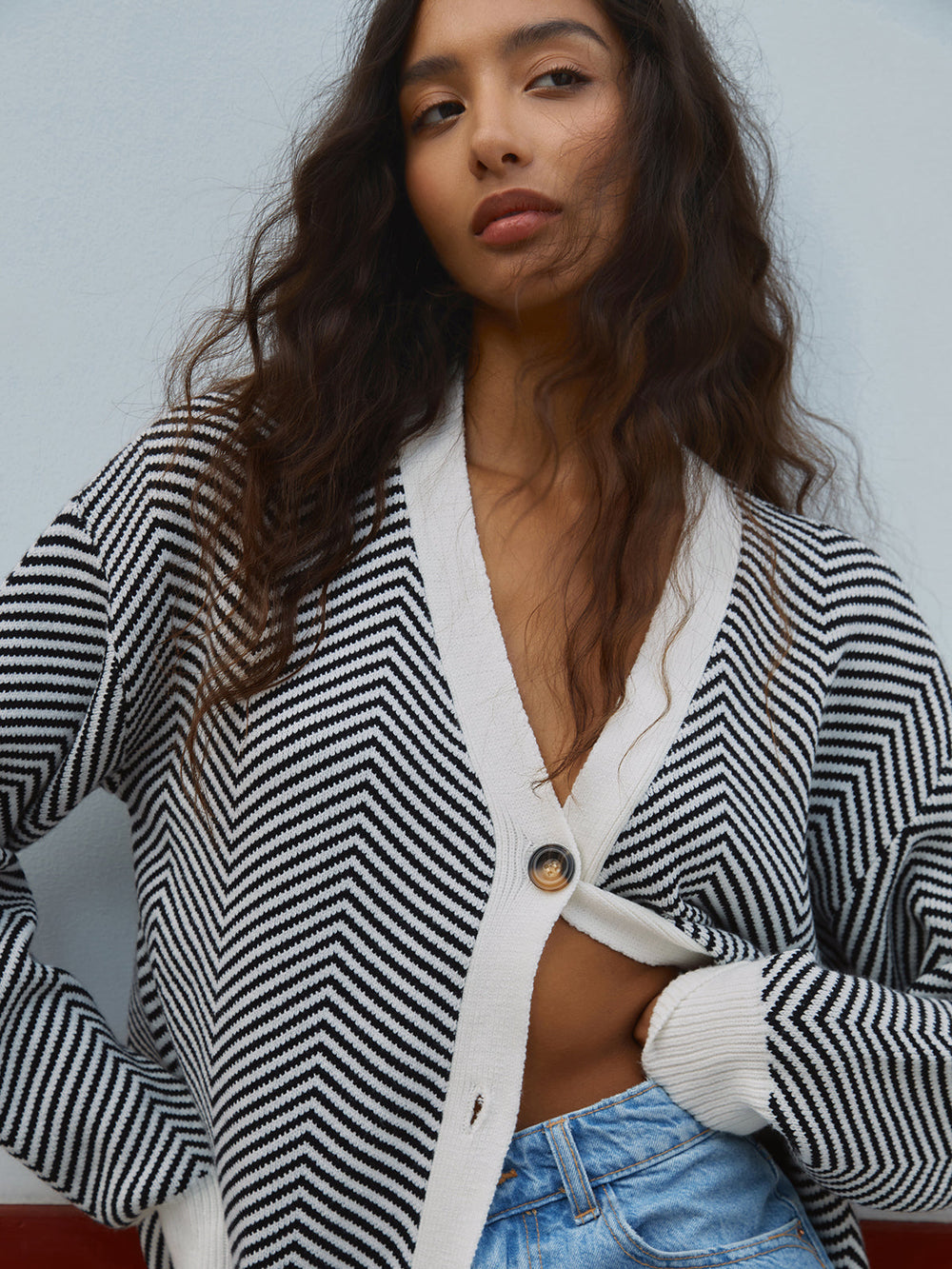 Oversized Herringbone Cardigan  Liora Lane Boutique Cardigans