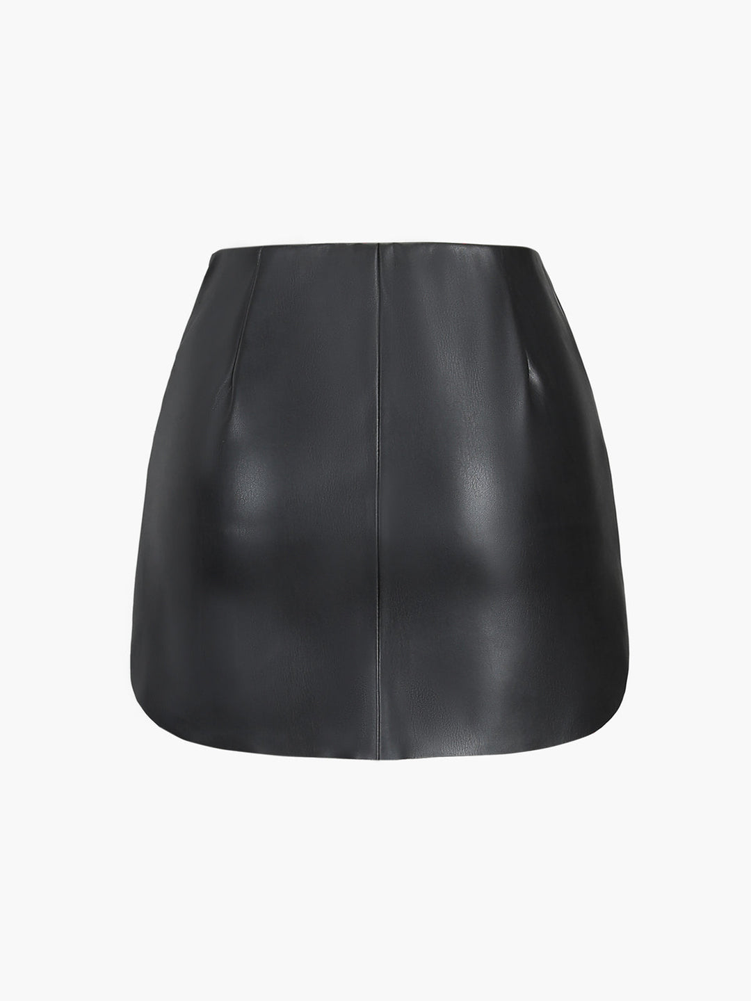 Faux Leather Zippered Mini Skirt  Liora Lane Boutique Skirts
