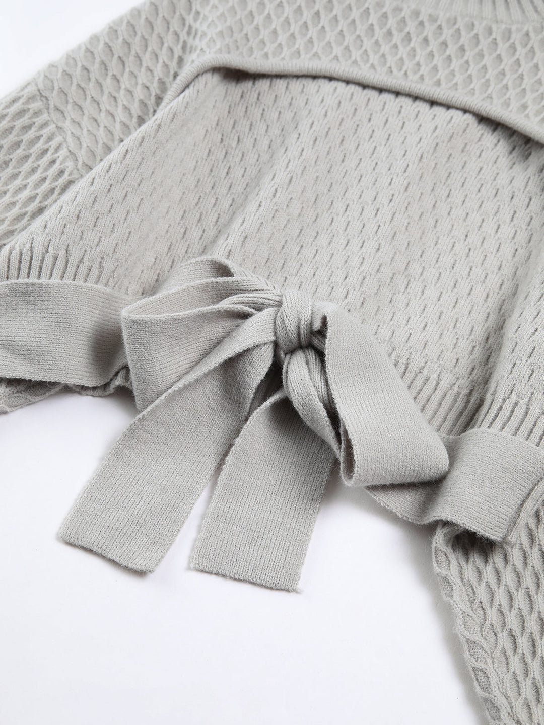 Tie Back Mock Neck Sweater  Liora Lane Boutique Sweaters