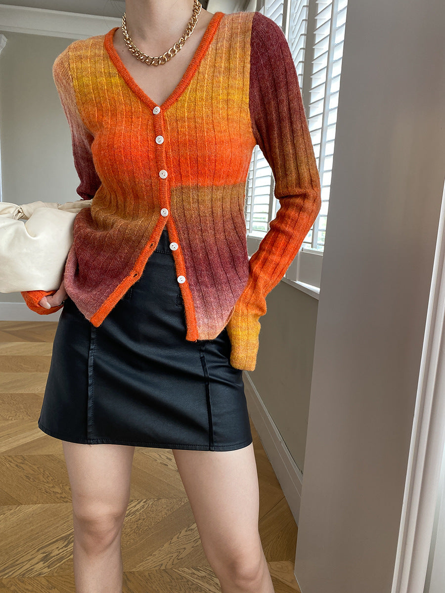Ombre Maple Cardigan  Liora Lane Boutique Cardigans