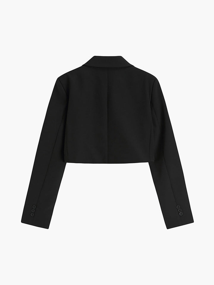 Mind My Business Crop Blazer  Liora Lane Boutique Blazers