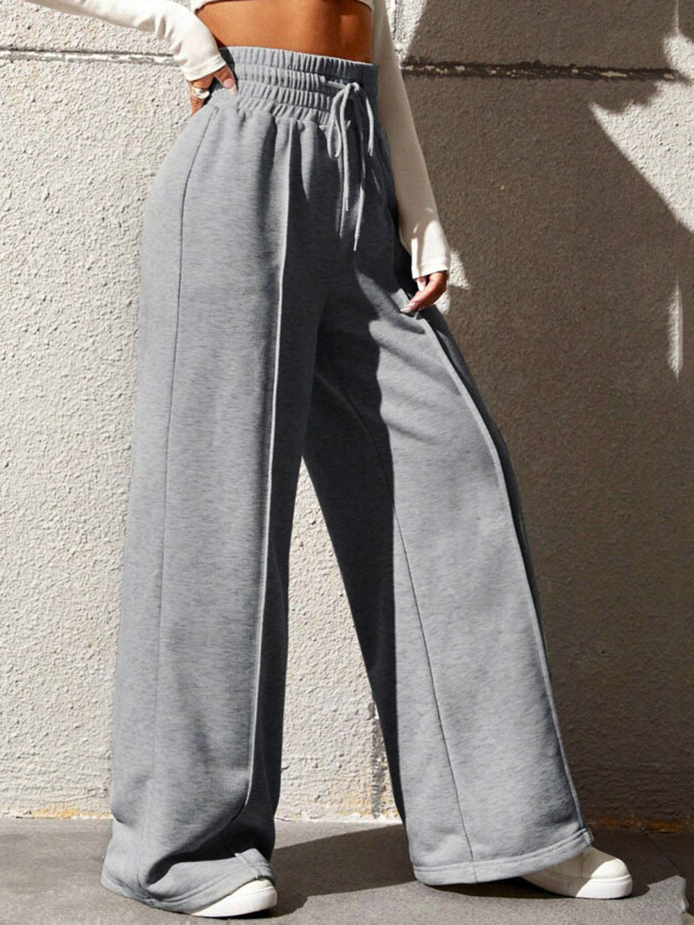 City Walk Wide Leg Sweatpants  Liora Lane Boutique Sweatpants