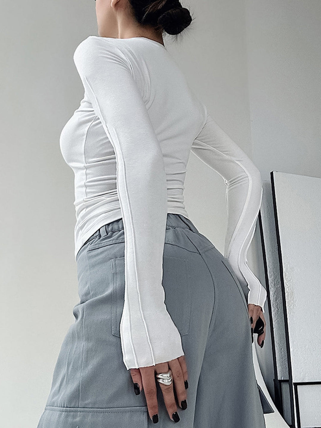 That One Long Sleeve Shirt  Liora Lane Boutique T-Shirts