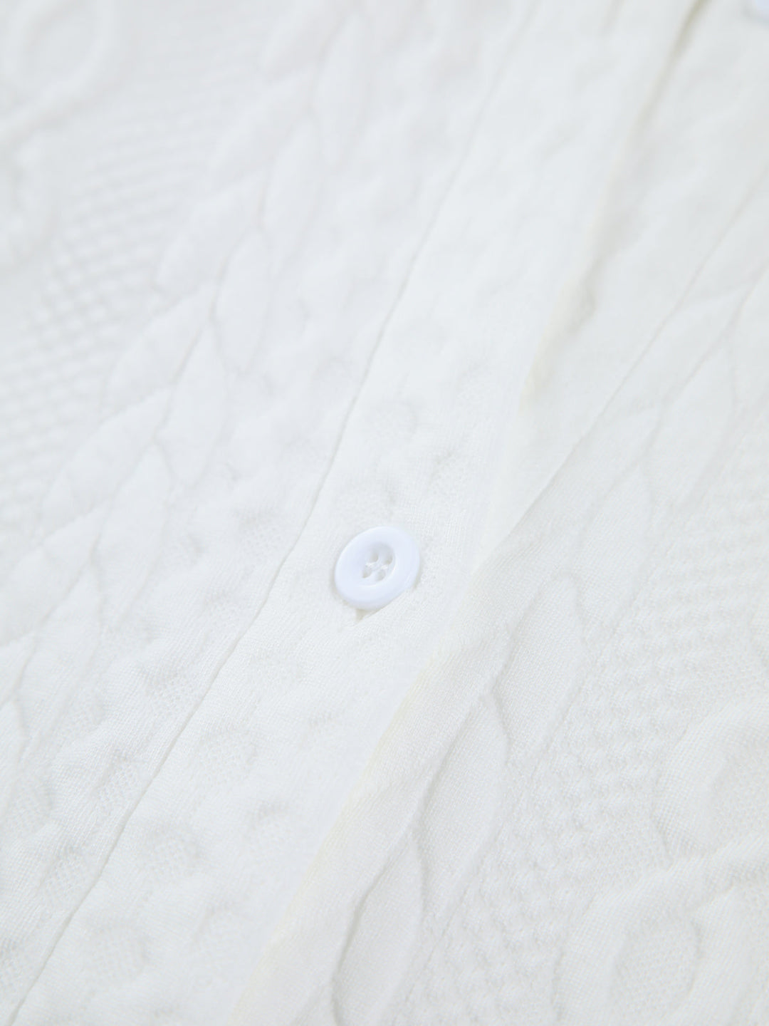 Cable Knit Oversized Shirt  Liora Lane Boutique Shirts