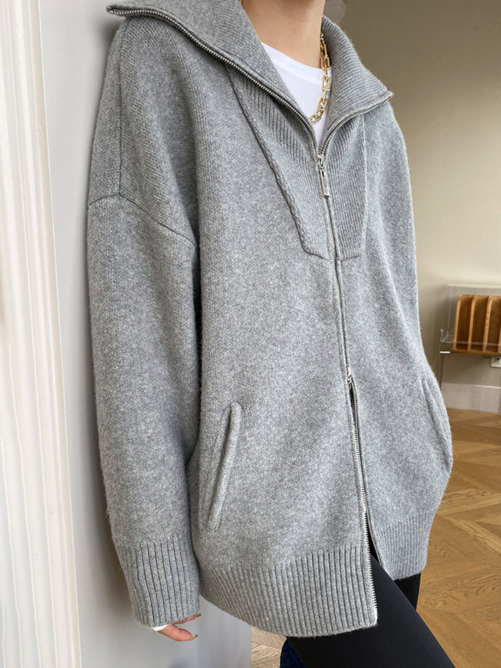 Oversized Open Collar Cardigan  Liora Lane Boutique Cardigans