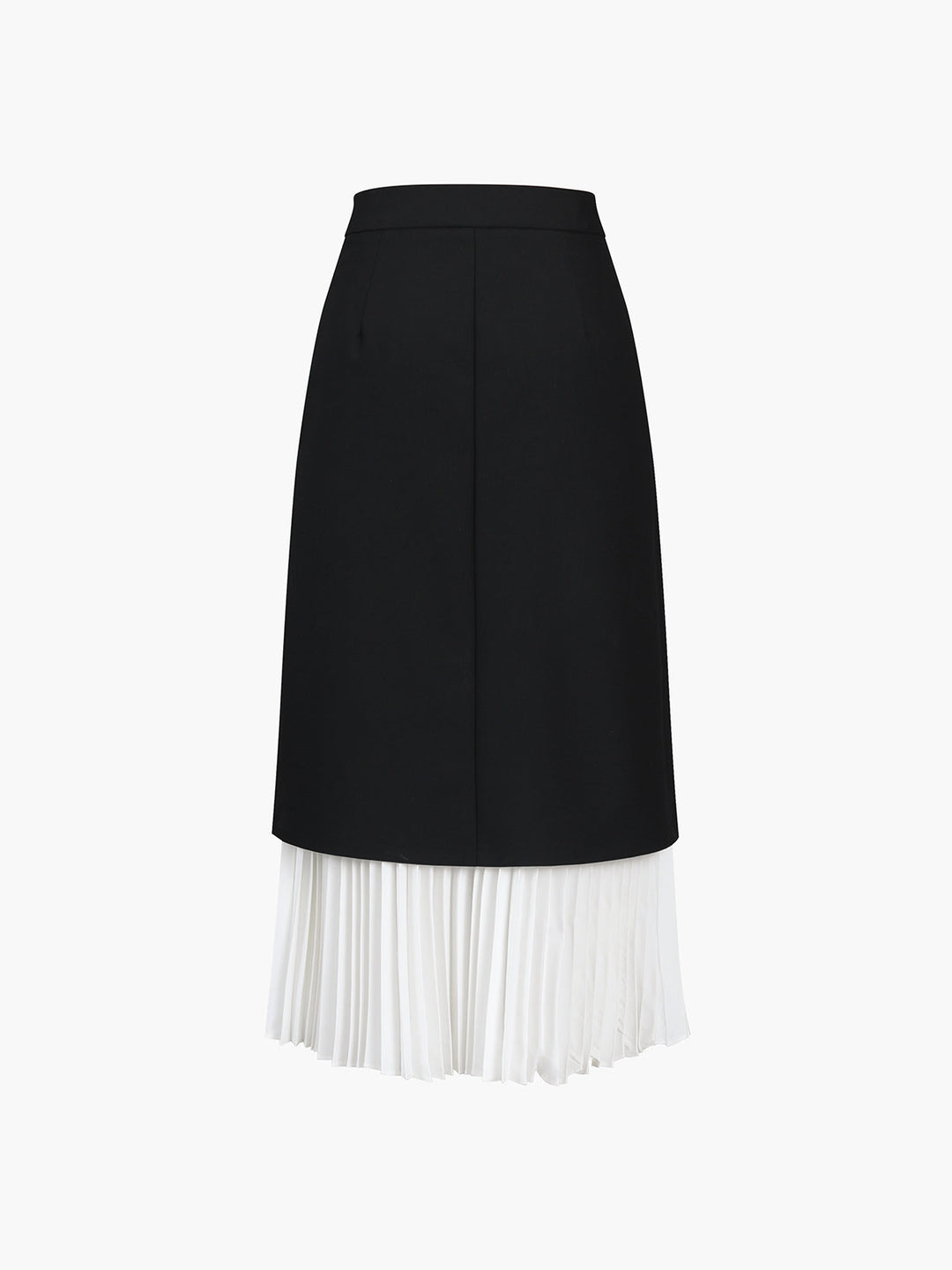 Two Tone Pleated Long Skirt  Liora Lane Boutique Skirts