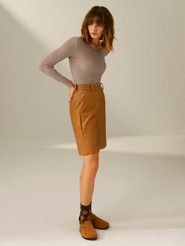 Clouds Ribbed Pullover Sweater  Liora Lane Boutique Sweaters