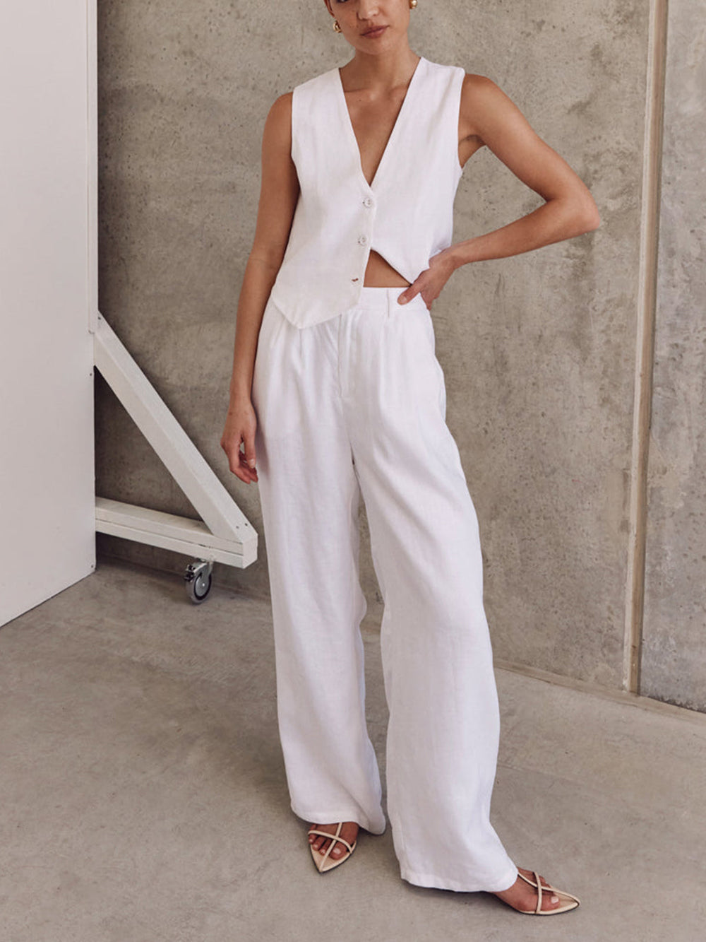 Cotton Casual Pants Set  Liora Lane Boutique Pant Sets