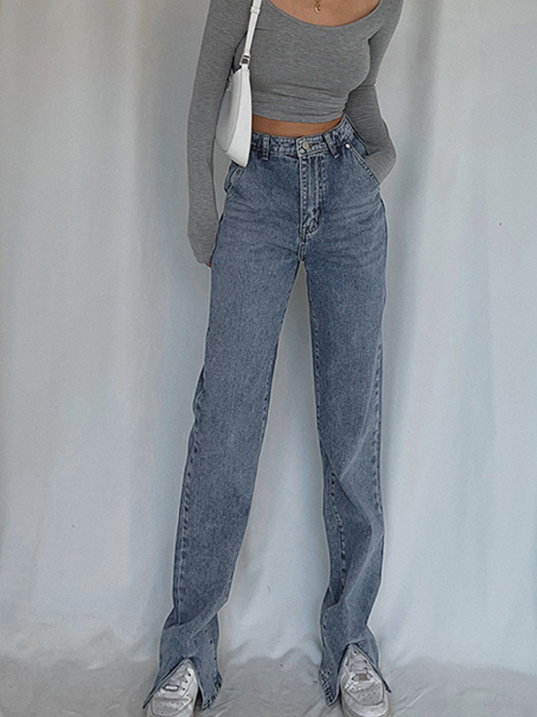 Classic Straight Leg Jeans  Liora Lane Boutique Jeans