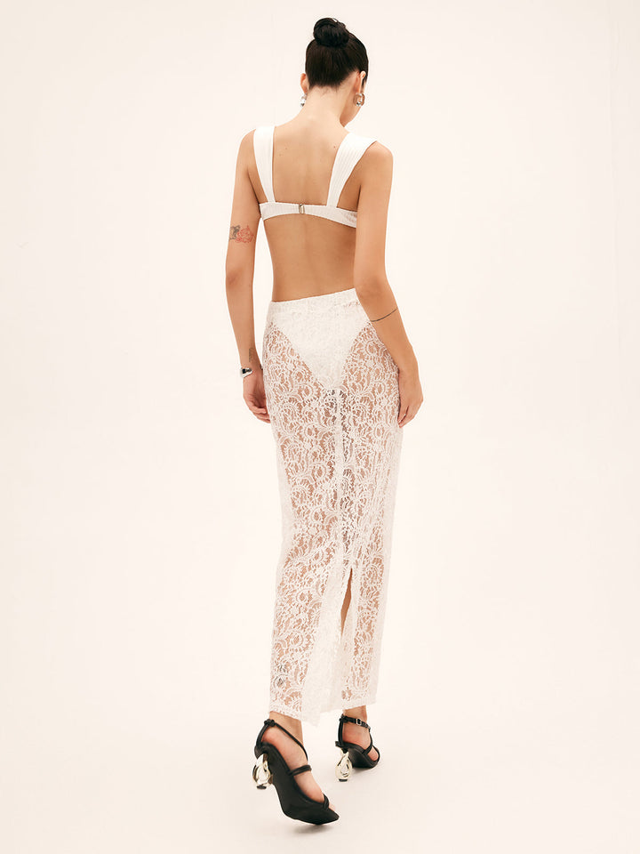 Sheer Lace Cover Up  Liora Lane Boutique Kimonos & Cover Ups