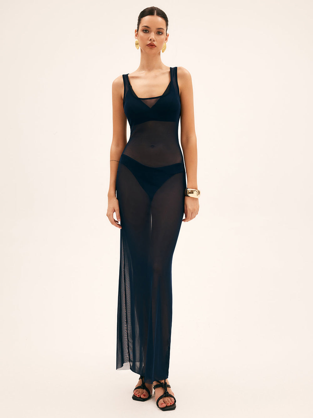 Mesh Sheer Cover Up  Liora Lane Boutique Kimonos & Cover Ups