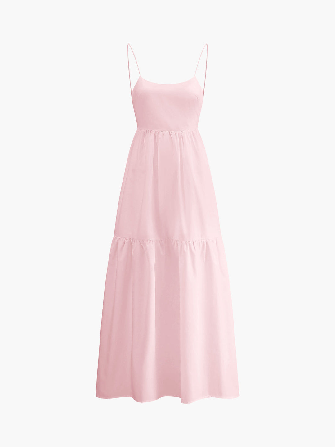 Solid Backless Long Dress  Liora Lane Boutique Dresses Pink / XL 39.00