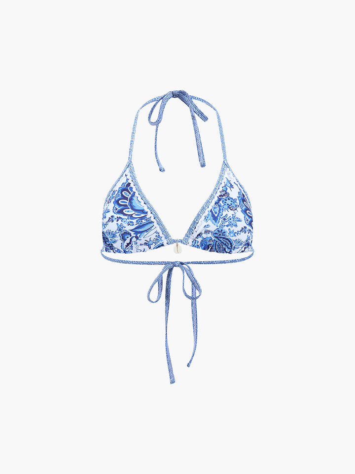 Printed Halter Knotted Bikini Set  Liora Lane Boutique Bikini Sets