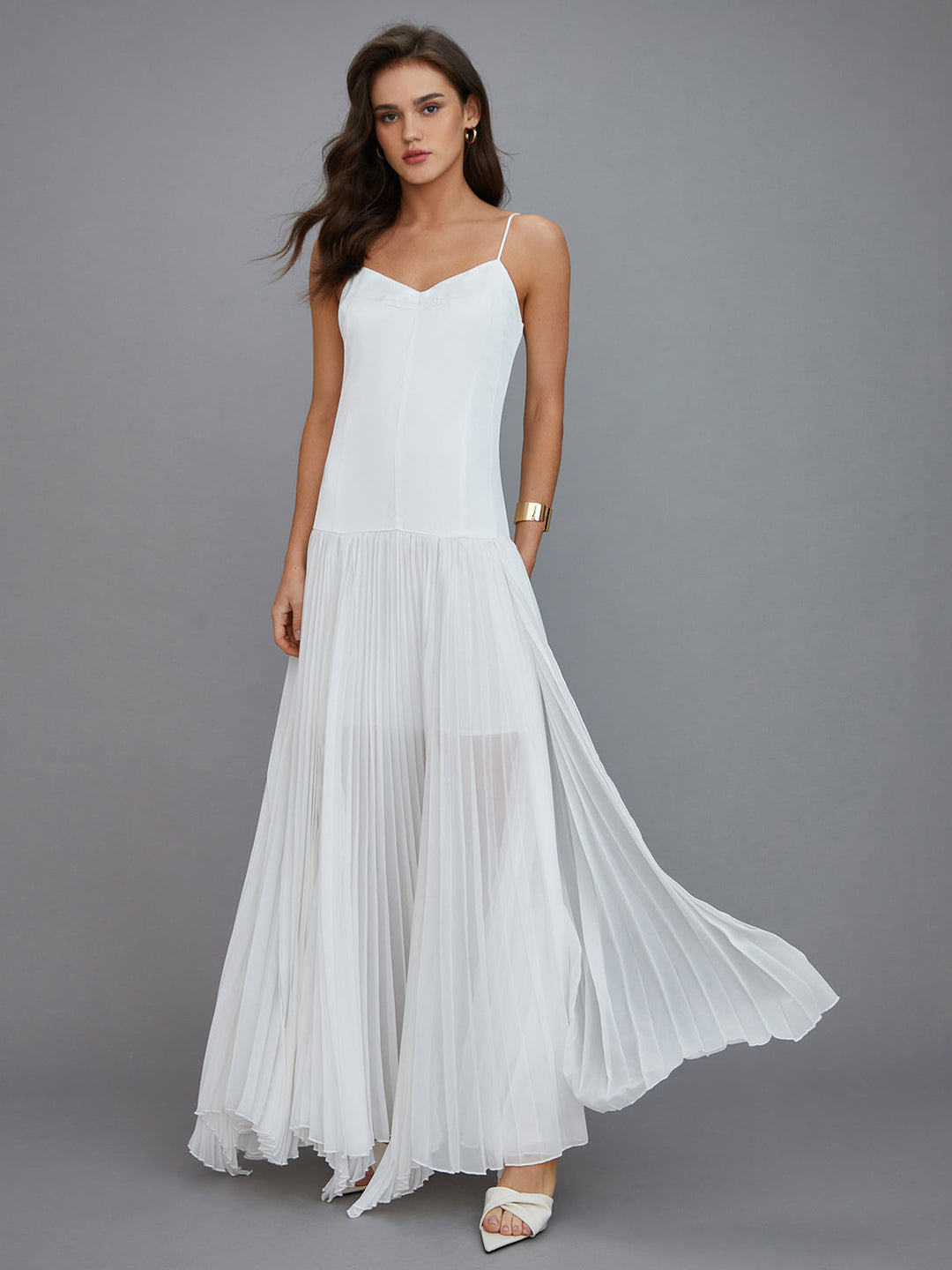 Semi-Sheer Vacation Long Dress  Liora Lane Boutique Dresses White / XL 45.99