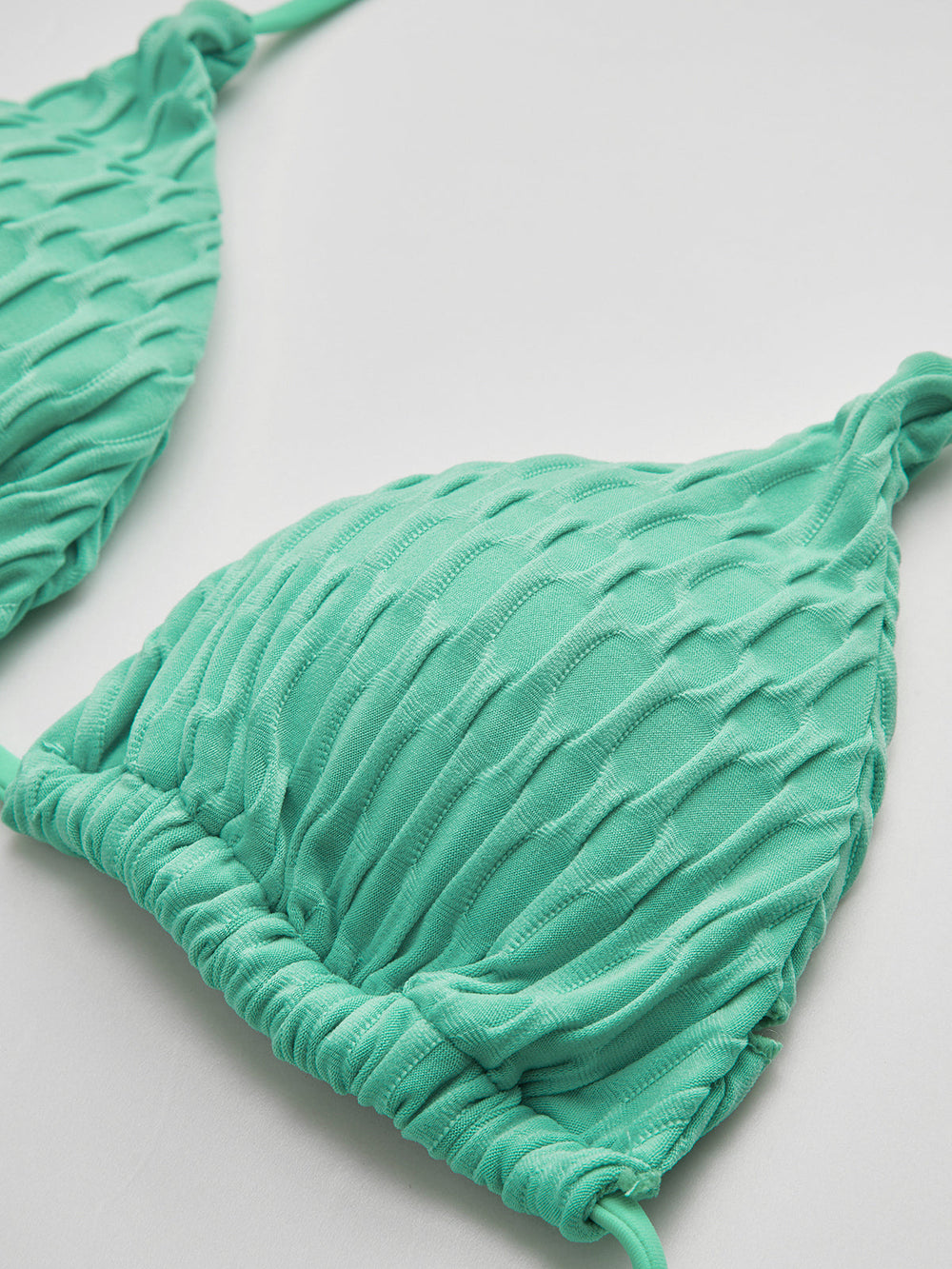 Solid Halter Knotted Bikini Set  Liora Lane Boutique Bikini Sets