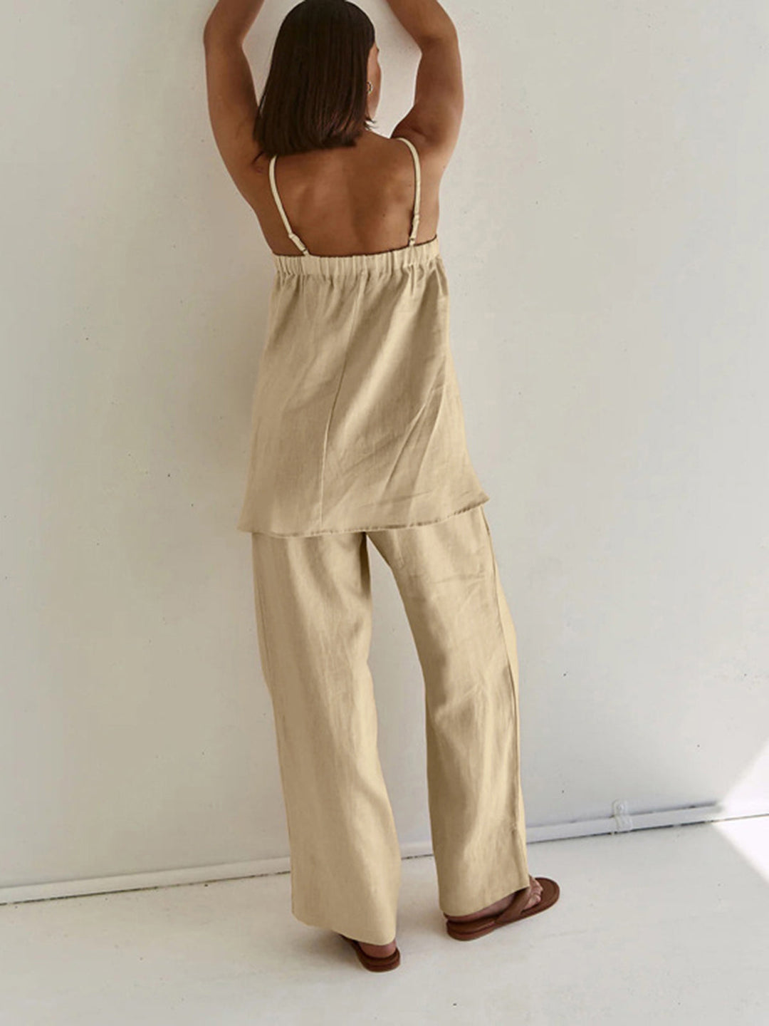 Solid Casual Pants Set  Liora Lane Boutique Pant Sets