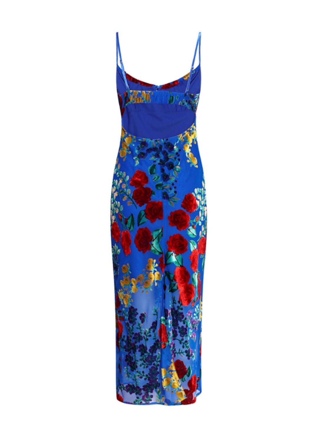 Velvet Floral Appliqué Cami Dress  Liora Lane Boutique Dresses