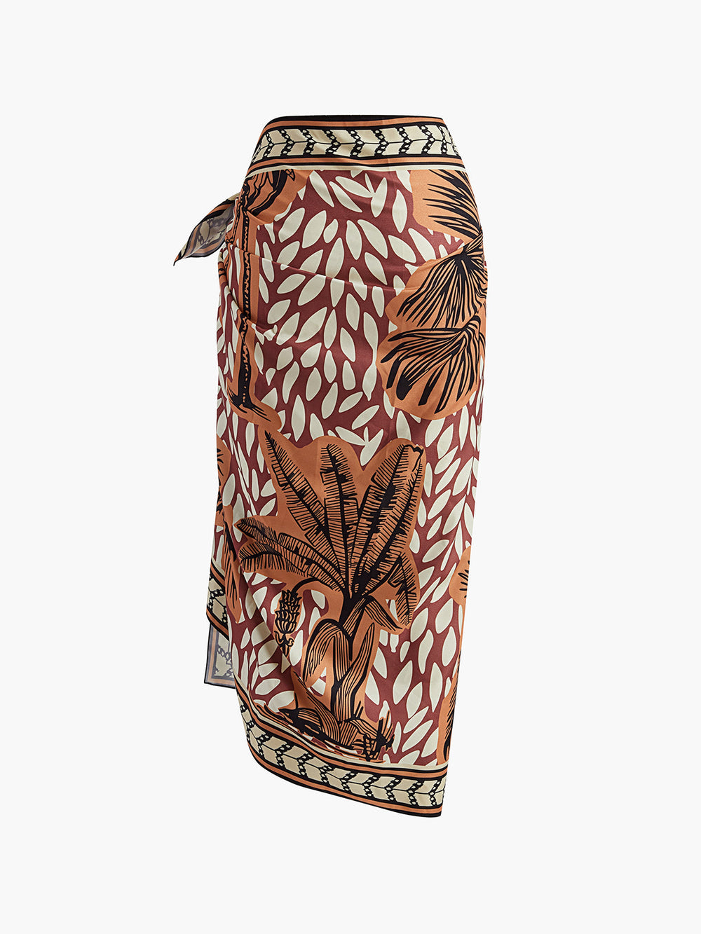 Floral Print Knotted Cover Up  Liora Lane Boutique Kimonos & Cover Ups