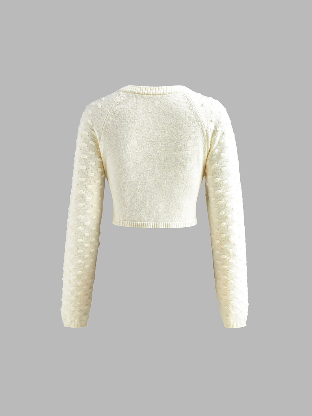 Bow Knotted Cozy Crop Knit Top  Liora Lane Boutique Knit Tops